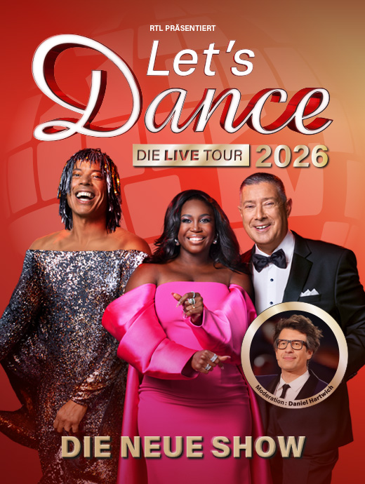 VIP-Package BACKSTAGE CLUB Let's Dance - Die Live-Tour 2026 am 10.11.2026 - VIP-Ticket Uncategorized online kaufen VIP-Package BACKSTAGE CLUB Let's Dance - Die Live-Tour 2026 am 10.11.2026 - VIP-Ticket Uncategorized online kaufen