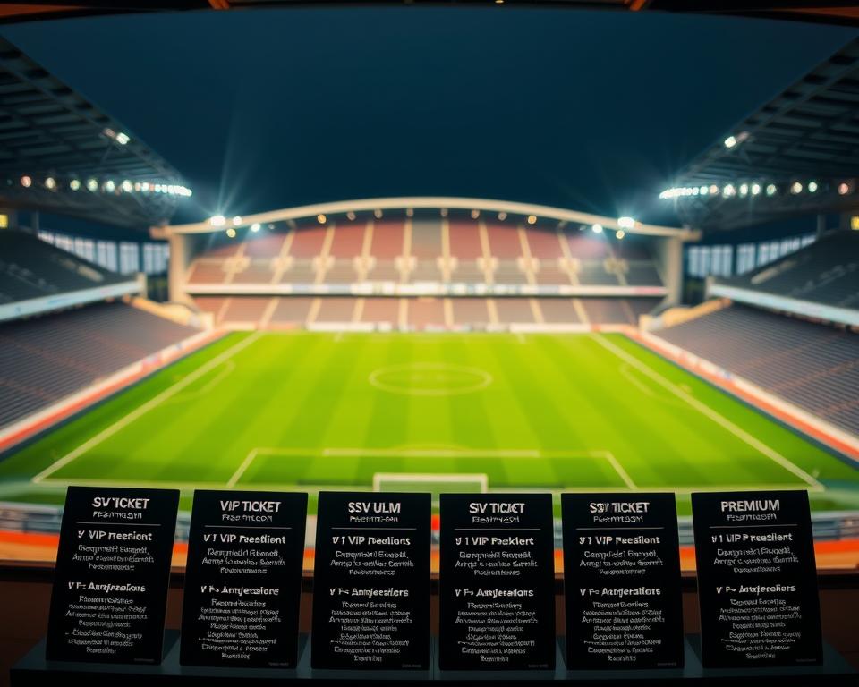 SSV Ulm VIP Ticket-Optionen im Donaustadion