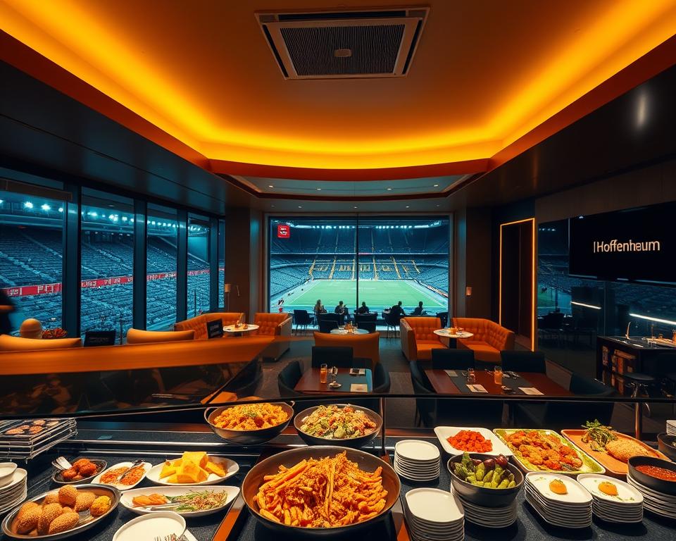 VIP-Catering in der Hoffenheim Lounge VIP-Catering in der Hoffenheim Lounge